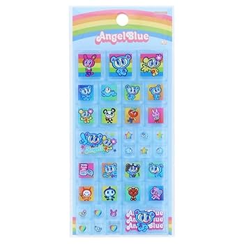 メゾピアノ　エンジェルブルー　タイルシール　ぷっくりシール　ベリエちゃん Amazon.co.jp: サンスター文具 ナルミヤキャラクター シール